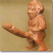 terracotta statuette of Priapus, Turkey